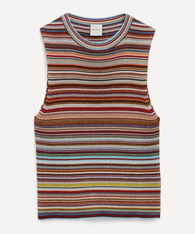 Paul Smith Women's Signature Stripe Knitted Vest Top