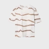 Paul Smith Women's 'signature Stripe' Ribbon T-shirt White In White