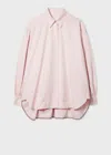 Paul Smith Women's 'signature Stripe' Trim Shirt Pink