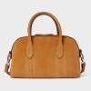 Paul Smith Women's Small Tan Suede 'boston' Bag Brown In Brown