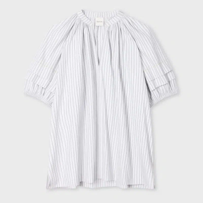 Paul Smith Women's Stripe Short Sleeve Top White