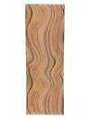 Paul Smith Swirl Linen Scarf In Multicolour