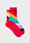 Paul Smith Women's 'swirl' Odd Socks Multicolour In Multicolour