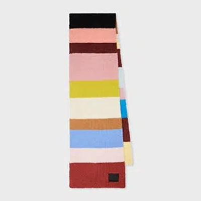 Paul Smith Women's 'swirl' Plush Scarf Multicolour