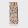 Paul Smith Women's 'swirl' Polka Dot Scarf Multicolour In Multicolour