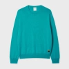 Paul Smith Women's Turquoise Crew Neck Cashmere Sweater Green In Blue