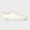 Paul Smith Women's White 'dusky Swirl' Trim 'miyata' Trainers In White