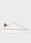 Paul Smith Women's White Leather 'guppy' Platform Trainers In White
