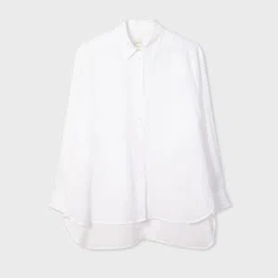 Paul Smith Women's White Linen Shirt