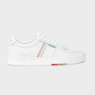 Paul Smith Women's White Leather 'margate' Trainers