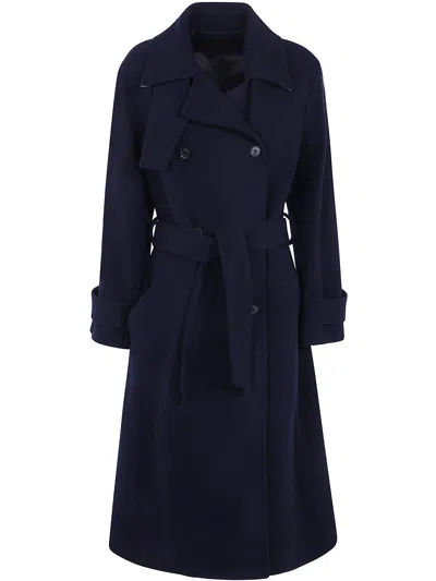Paul Smith Women's Wool Coat In Blue