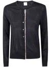 Paul Smith Womens Knitted Cardi Button In Black