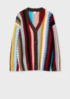 Paul Smith Cashmere Cardigan In Multi