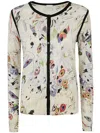 Paul Smith Womens Knitted Cardigan Button In Ivory