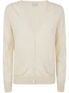 Paul Smith Womens Knitted Cardigan Button In Off White