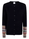 Paul Smith Womens Knitted Cardigan Button Thru In Blue
