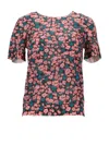 Paul Smith Womens Knitted Ss Top In Multi