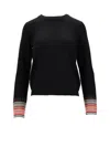 Paul Smith Womens Knitted Sweater Crew Neck In Black