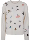 Paul Smith Womens Knitted Sweater Crew Neck In Neutral
