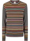 Paul Smith Womens Knitted Sweater Crewneck In Multi