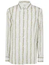 Paul Smith Women's White 'infloressence' Cotton-silk Shirt In Off White