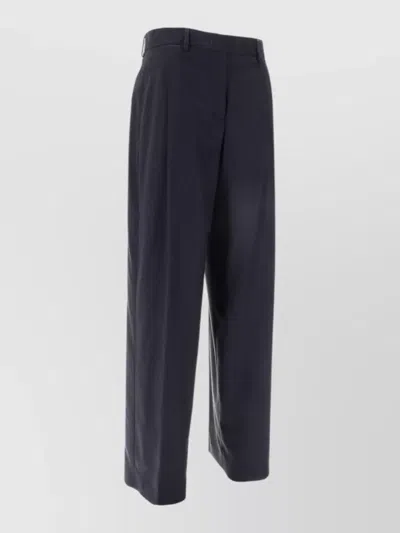 Paul Smith Womens Tailored Trousers Belt Loops Pockets In Blue