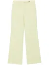 Paul Smith Pressed Crease Wool Trousers In Lime