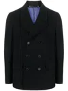 Paul Smith Men Wool And Cashmere Blend Double-breasted Blazer