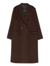 Paul Smith Wool And Cashmere Coat In Brown
