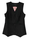 Paul Smith Wool And Cashmere Vest In Black