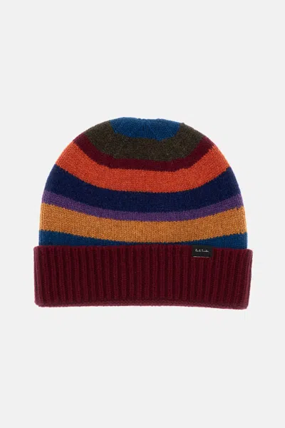 Paul Smith Wool Beanie Khalo In Multi
