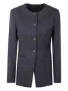 Paul Smith Wool Blazer In Gray