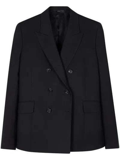 Paul Smith Women's A Suit To Travel In - Black Wool Double Breasted Blazer In Black  