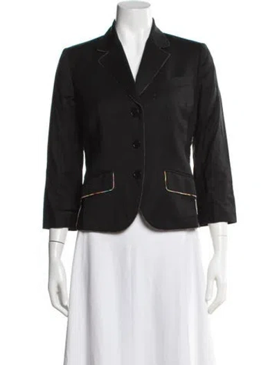 Pre-owned Paul Smith Wool Blazer In Black