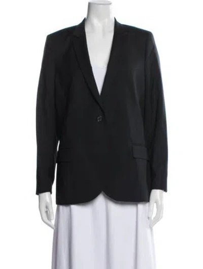 Pre-owned Paul Smith Wool Blazer In Black/blue