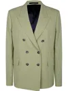 Paul Smith Wool Blazer In Green