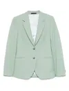 Paul Smith Wool Blazer In Green