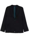 Paul Smith Patch-pocket Wool Blazer In Very Dark Navy