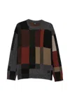 Paul Smith Wool Blend Crewneck Sweater In Black