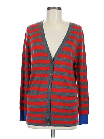 Pre-owned Paul Smith Wool Cardigan Sweater In Red