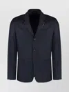 Paul Smith Wool Side Vents Notch Lapel 2-button Blazer In Blue