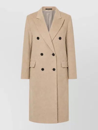 Paul Smith Wool Cashmere Fitted Jacket In Neutral