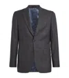 Paul Smith Wool Check Blazer In Blue