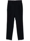 Paul Smith Pleat-detail Trousers In Blue