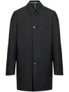 Paul Smith Wool Coat In Black