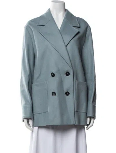 Pre-owned Paul Smith Wool Coat In Blue