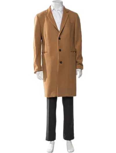 Pre-owned Paul Smith Wool Coat In Neutrals