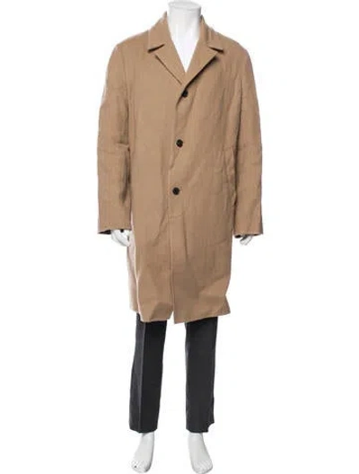 Pre-owned Paul Smith Wool Coat In Neutrals