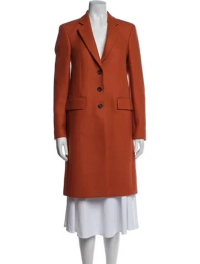 Pre-owned Paul Smith Wool Coat In Orange