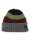 PAUL SMITH PAUL SMITH WOOL COLORBLOCK BEANIE